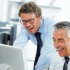 Office workers excited by AI-powered invoicing